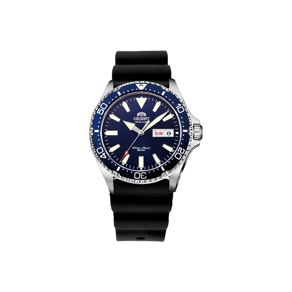 ORIENT Mechanical Movement Stainless Steel Strap Watch 41.5mm Men's Watches Blue Dial RA-AA0006L19B
