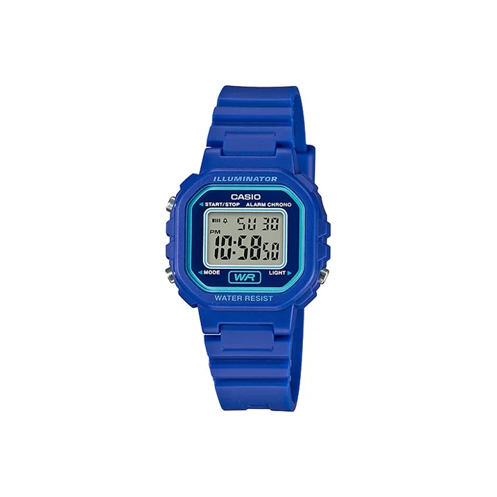 CASIO DIGITAL Collection Кварцевый механизм блок смола ремешок мужские часы синий циферблат