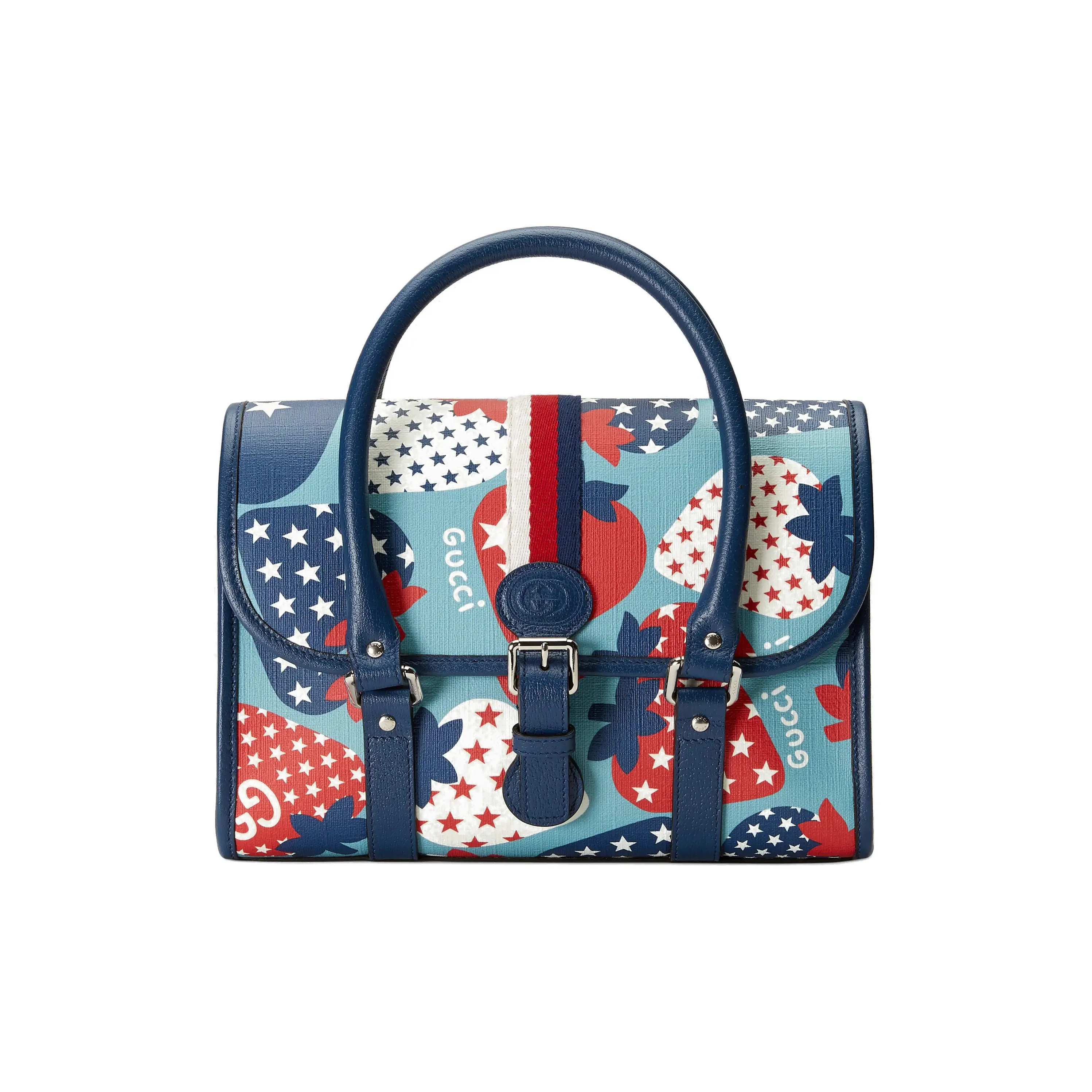 GUCCI Canvas With Leather Handbag, Kids' Bag Kids'