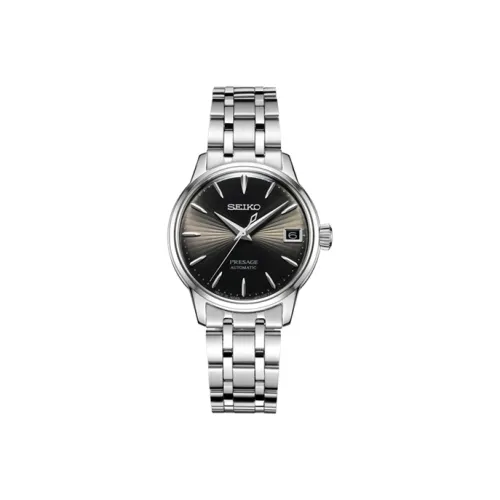 SEIKO Механический Movement Женские часы Pilot Series, 33,75 мм * 11,29 мм, черные