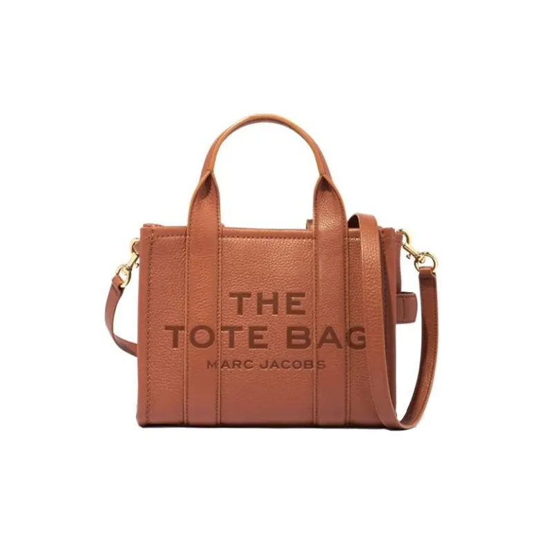 MARC JACOBS The Leather Tote Bag Mini Argan Oil