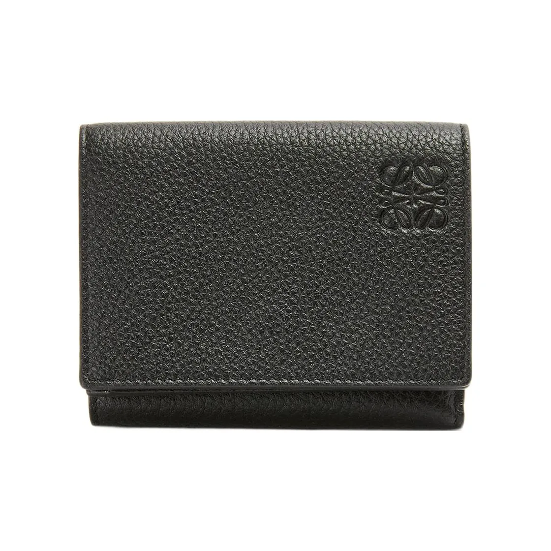 LOEWE Soft Grain Calfskin Wallet Regular Men's Black
