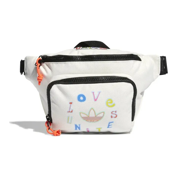 Adidas Originals Полиэстер Sling Сумка Сумка через плечо Бананка Унисекс Белый