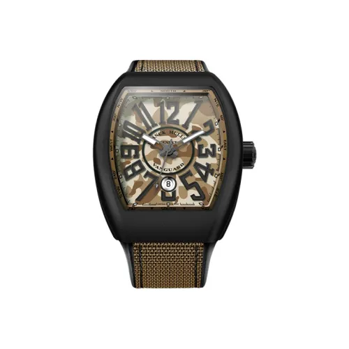 FRANCK MULLER Автоматический Механический Movement Мужские YACHTING VANGUARD Часы 44mm*53,7mm Коричневый