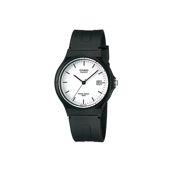 CASIO YOUTH Collection Круглый Аналоговый Стандартный Кварцевый Механизм Смольный Ремешок Часы Женские Белый Циферблат