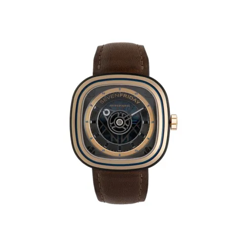 SEVENFRIDAY Автоматический Механический Часы Мужские Movement 45,6mm*45mm*15mm Черные