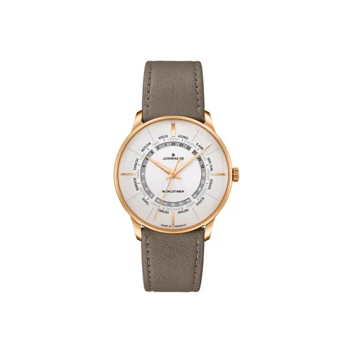 JUNGHANS Автоматический Механический Movement Унисекс Часы Master Collection 40,4mm*40,4mm*12mm Белые