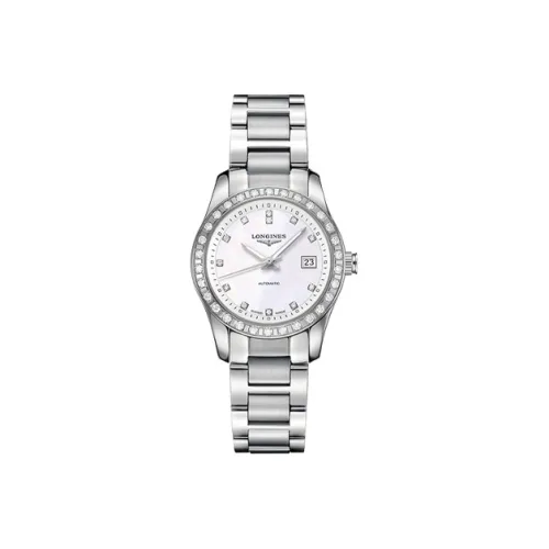 LONGINES Автоматический Механический Movement Женские Часы Conquest Classic Collection 29,5 мм Белый