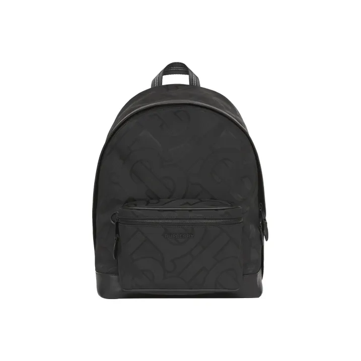 Burberry Leather Backpack Men's Black