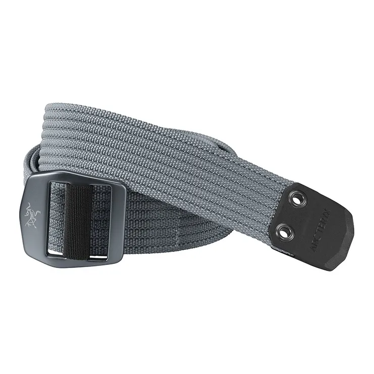 Arcteryx Nylon Belt Unisex Gray Binary Width 3.75cm