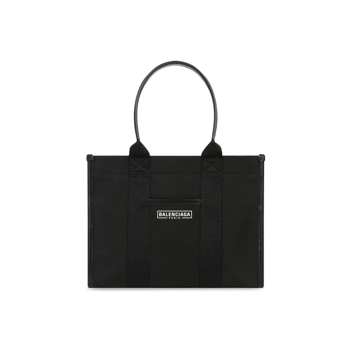 Balenciaga Canvas Tote Bag Shopping Bag Canvas Bag Handbags Regular Women's Black