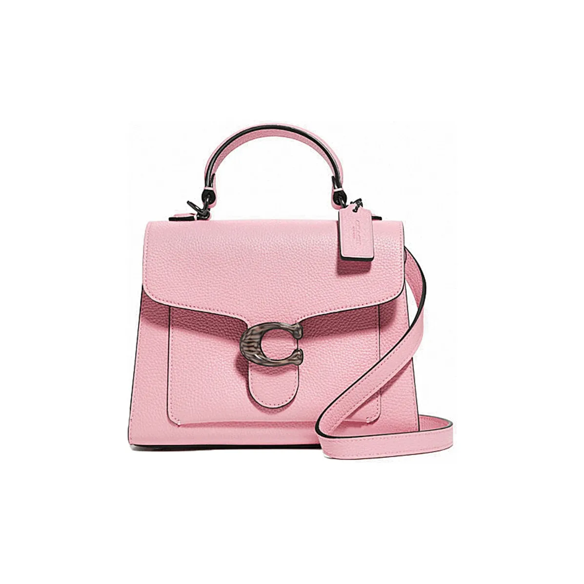 COACH Tabby Leather Shoulder Bag Crossbody Bag Handbag Small Size Women's Cherry Blossom Pink