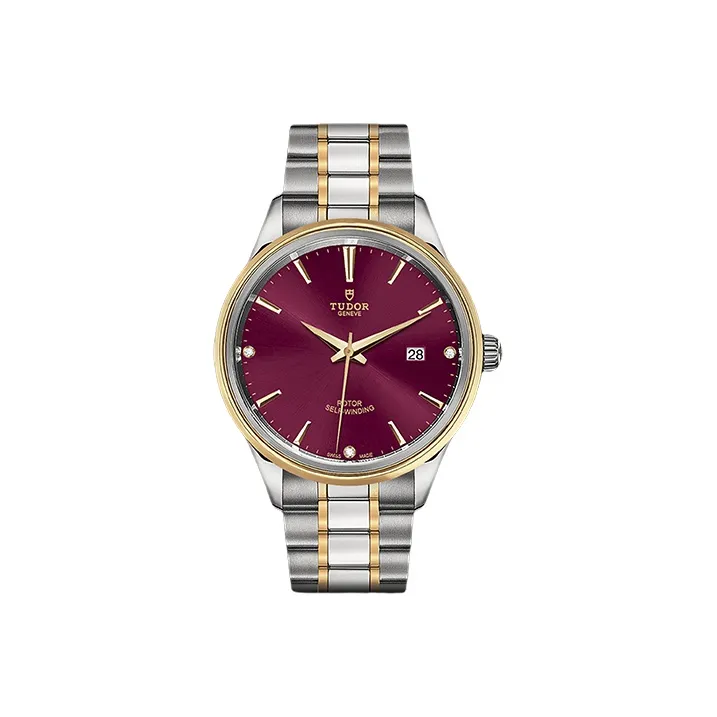 TUDOR Wind Style Collection Automatic Mechanical Movement Men's Watches Watch 41mm Red Watch Dial M12703-0015
