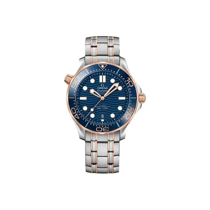 OMEGA Seahorse Series 300m Diving Watch Automatic Mechanical Movement Men's Watches Watch Blue Dial