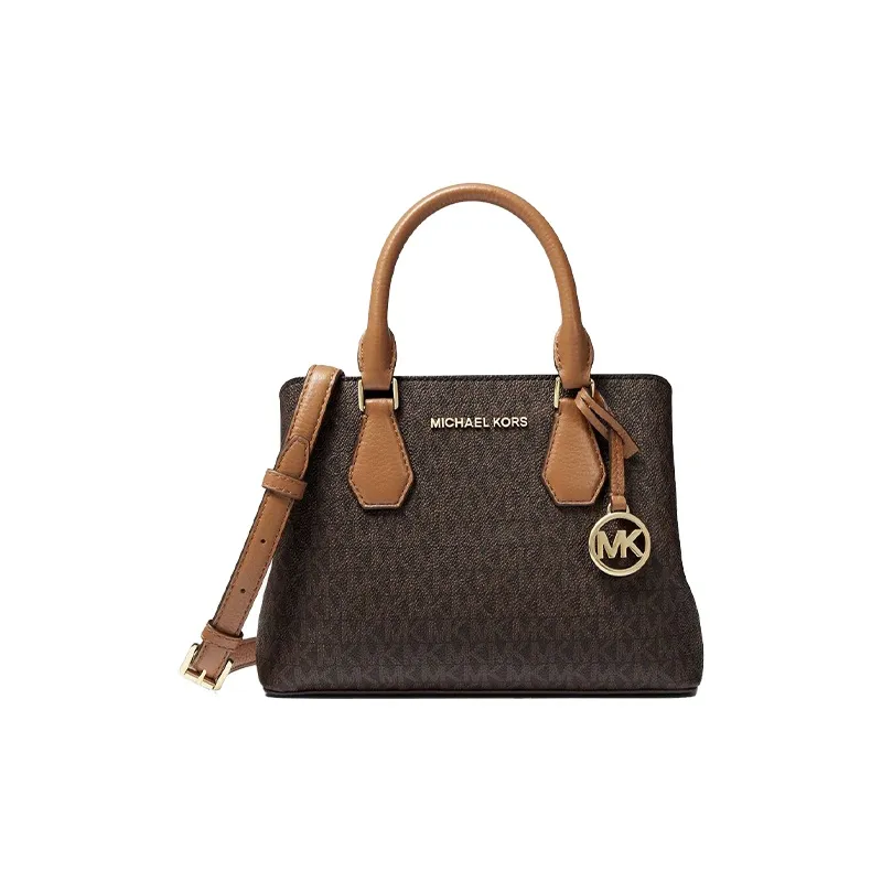 MICHAEL KORS Polyester Handbags Shoulder Bag Crossbody Bag Small Size Women's Brown