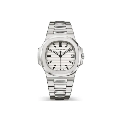 PATEK PHILIPPE Автоматический Механический Movement Мужские Спортивно-Элегантные Часы NAUTILUS Series 40mm*40mm Белые
