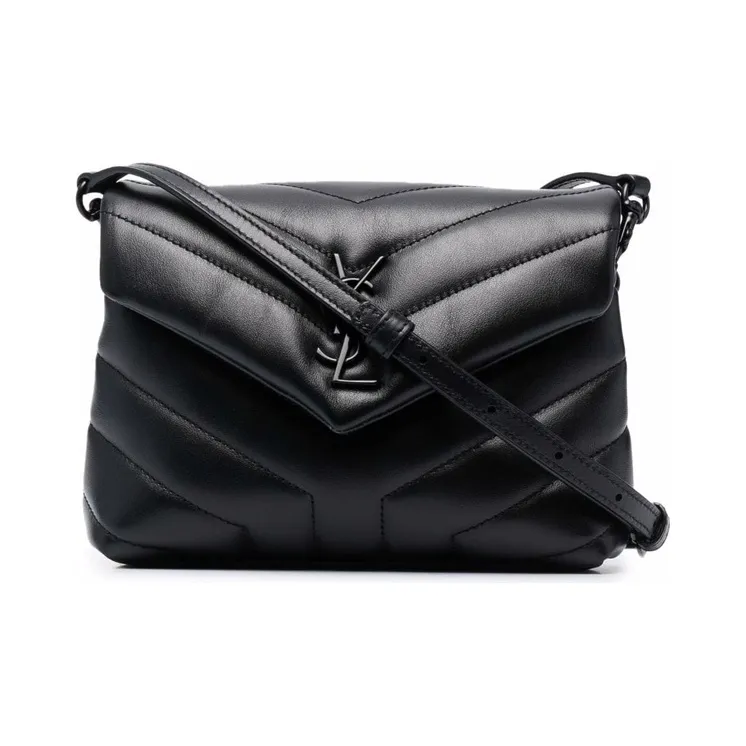 SAINT LAURENT Leather Shoulder Bag, Crossbody Bag, Handbag Women's Black