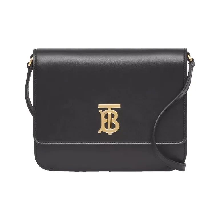 Burberry Calfskin Shoulder Bag, Crossbody Bag Mini Women's Black