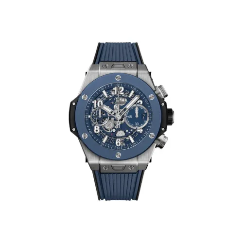 HUBLOT Автоматический Механический Movement Мужские Часы BIG BANG Soul 42 мм Синие