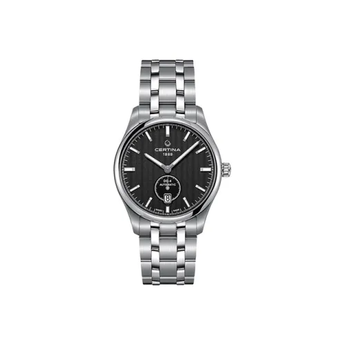 CERTINA Мужские часы 38 мм Черные