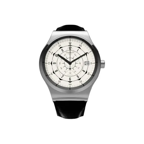 SWATCH Автоматический Механический Movement Мужские Часы 42 мм Белые
