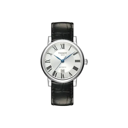 Tissot Автоматический Механический Movement Женские Carson Elite Series Часы 30MM Белые