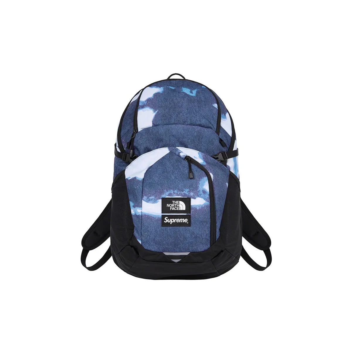Supreme The North Face Коллаборация Denim Backpack Unisex Blue Brown