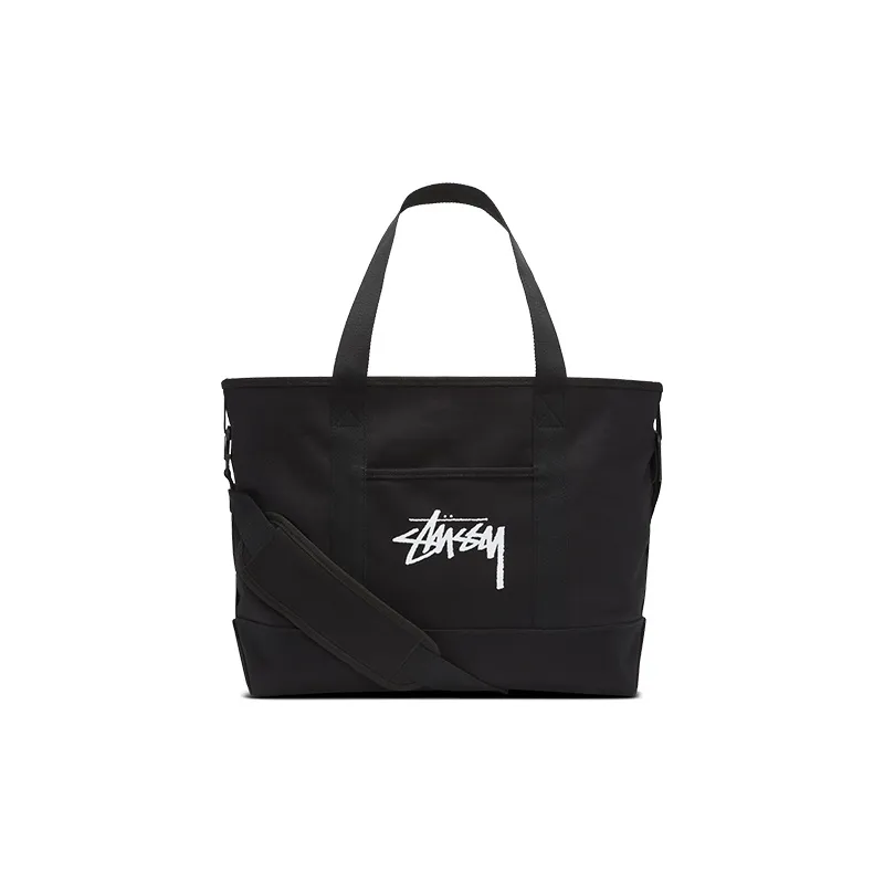 Nike Stussy Collaboration Cotton Tote Bag Shopping Bag Luggage Bag Handbags Unisex Black
