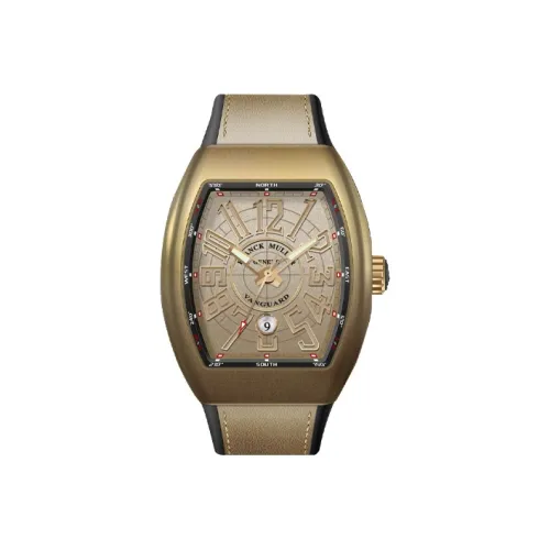 FRANCK MULLER Автоматический Механический Movement Мужские YACHTING VANGUARD Часы 44mm*53,7mm Кофе