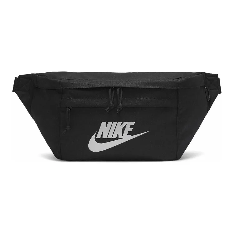 nike Полиэстер Одно плечо Через плечо Рюкзак Бананка Обычный Унисекс Черный