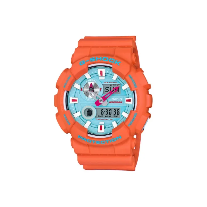 CASIO G SHOCK Collection G LIDE Collection Кварцевый механизм Часы Женские Синий циферблат GAX 100X 4A