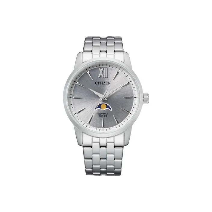 CITIZEN Кварцевый механизм нержавеющая сталь ремешок часы 42 мм мужские серебристый циферблат модель AK5000 54A