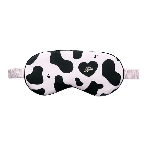 SILKY MIRACLE Eye Masks Women's Cow Print Eye Mask