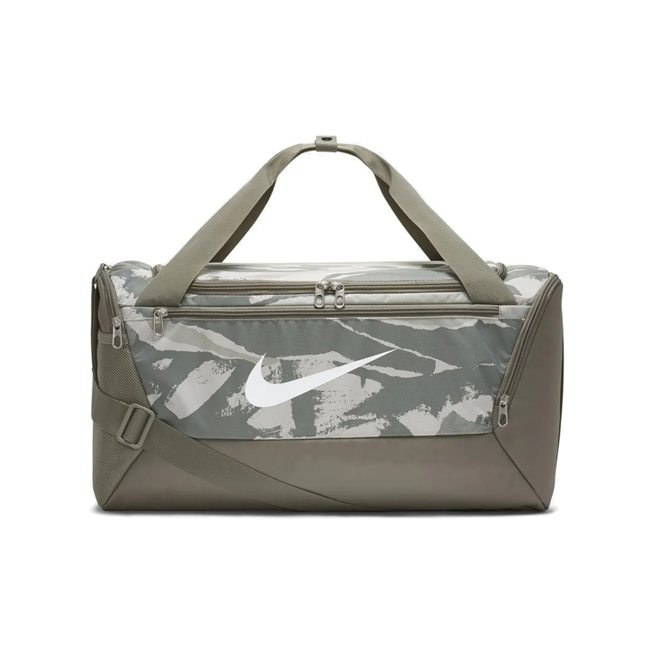 Nike Polyester Crossbody Bag Gym Bag Travel Bag Regular Unisex Olive Gray
