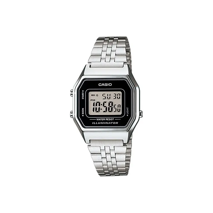 CASIO YOUTH Collection Металл Small Block Кварцевый механизм Нержавеющая сталь Ремешок Часы Унисекс Черный циферблат