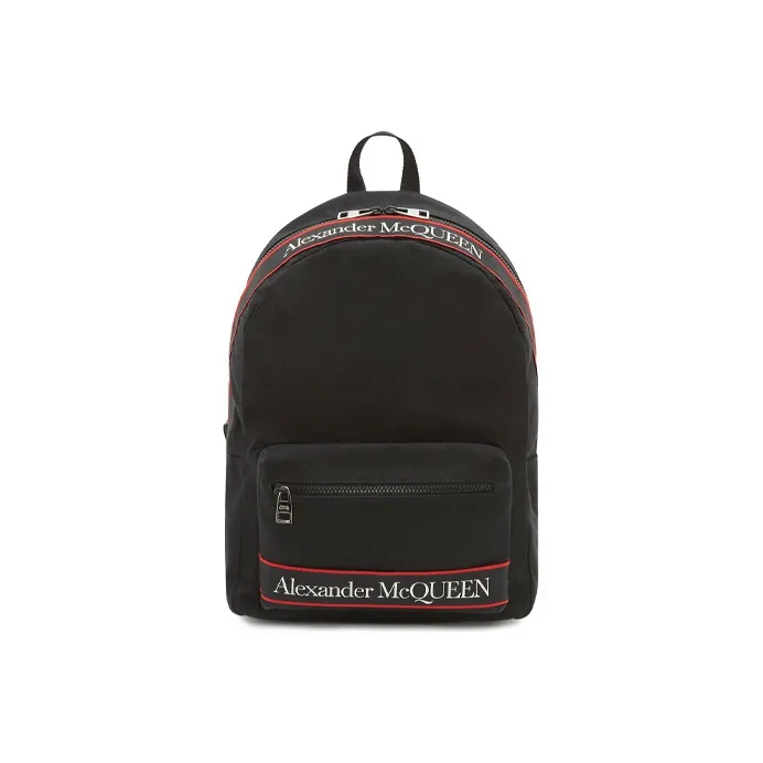 Alexander McQueen Urban Cotton Backpack, Crossbody Bag Regular Men's Black