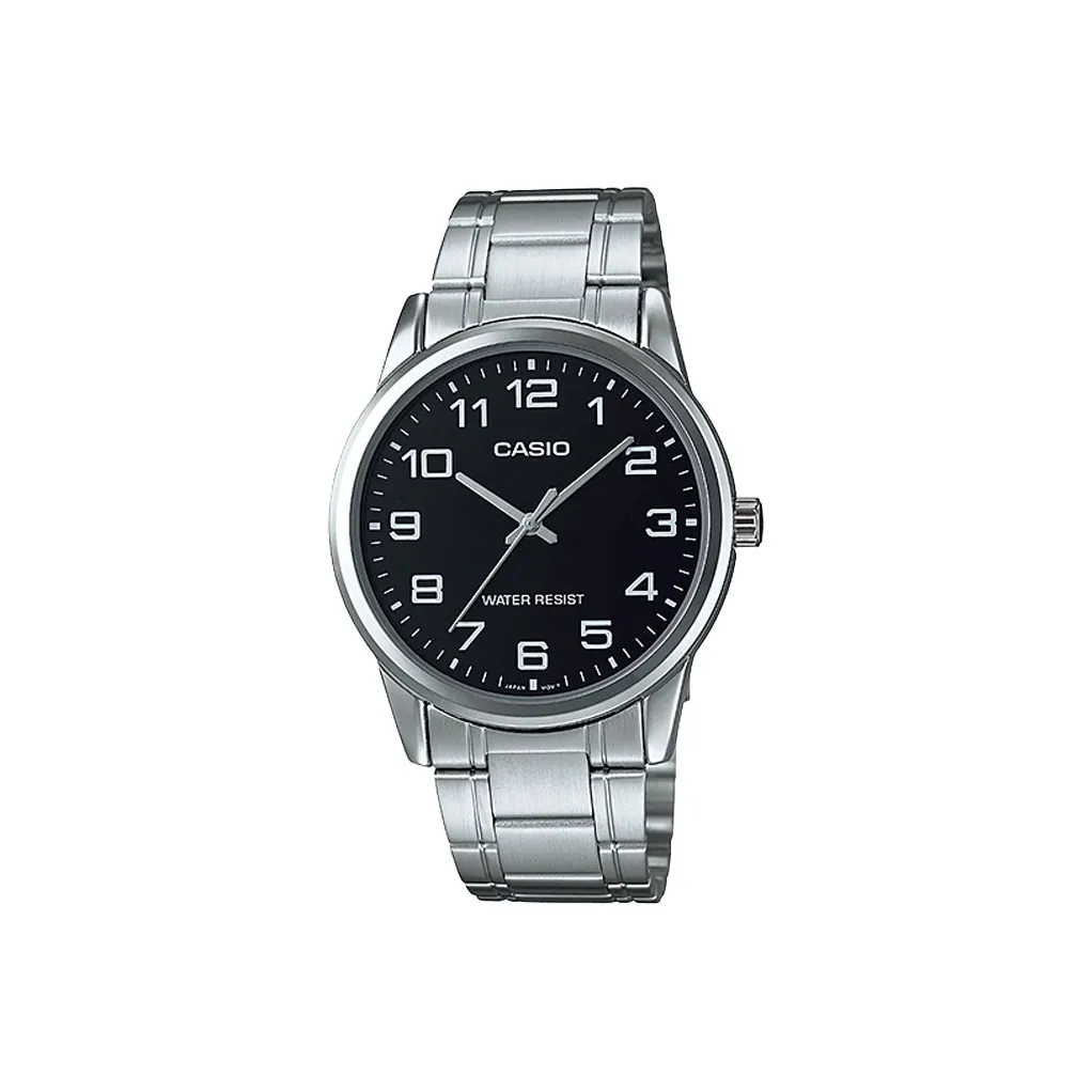 CASIO Standard Series Кварцевый механизм нержавеющая сталь ремешок мужские часы черный циферблат