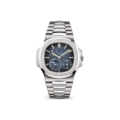 PATEK PHILIPPE Автоматический Механический Movement Мужские Спортивно-Элегантные Часы NAUTILUS Series 40 мм Синие
