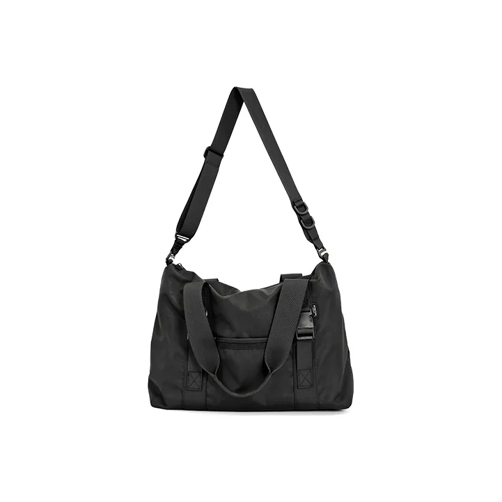 MYEDITION 30L Travel Bag, Handbag, Shoulder Bag, Outdoor Bag Nylon Fabric Black Unisex