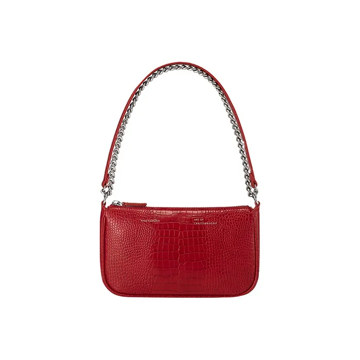 FIND KAPOOR Искусственная кожа Ручная Сумка на одно плечо Женская Красная Коричневая Желтая Черная