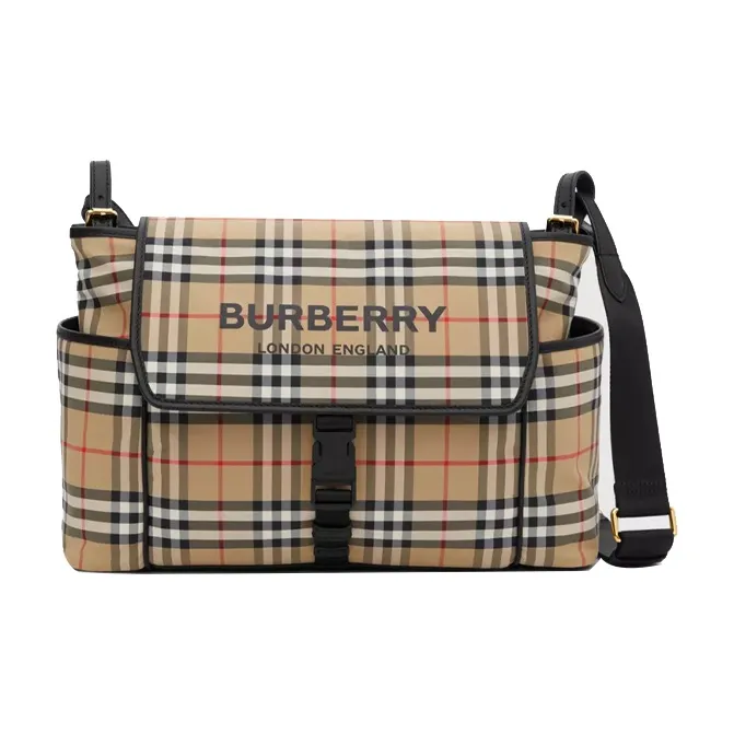 Burberry Vintage Leather Crossbody Bags Shoulder Bags Unisex Brown