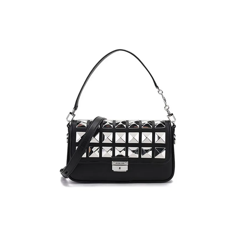 MICHAEL KORS Bradshaw Кожа Подмышечный Сумка Через плечо Плечо Тоут Женские Черный