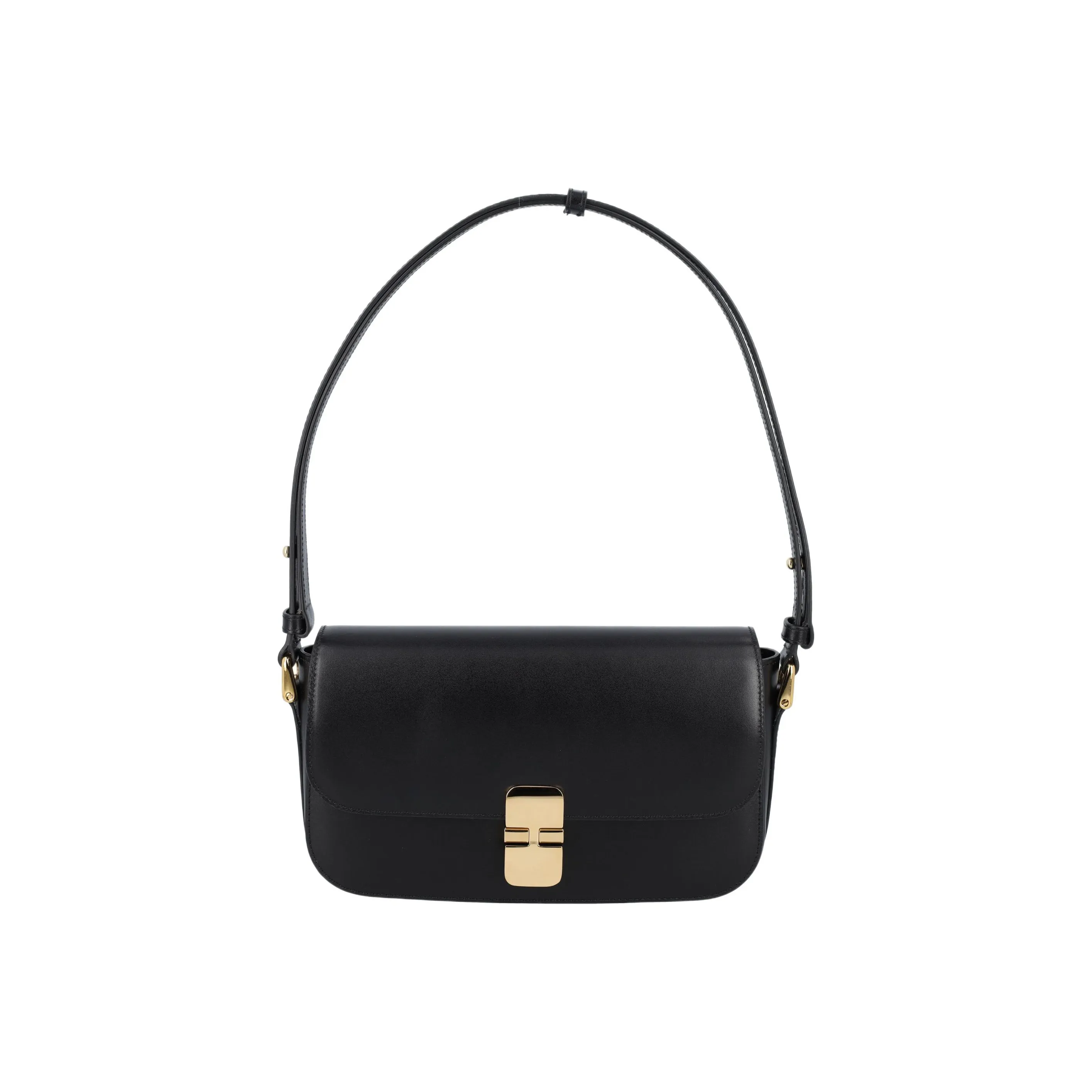 A.P.C . Grace Foldover Top Shoulder Bag