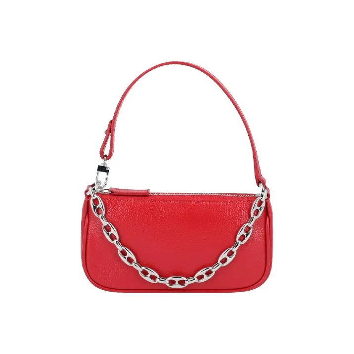 By Far Rachel Нейлоновая Сумка через плечо Мини Женская Красная