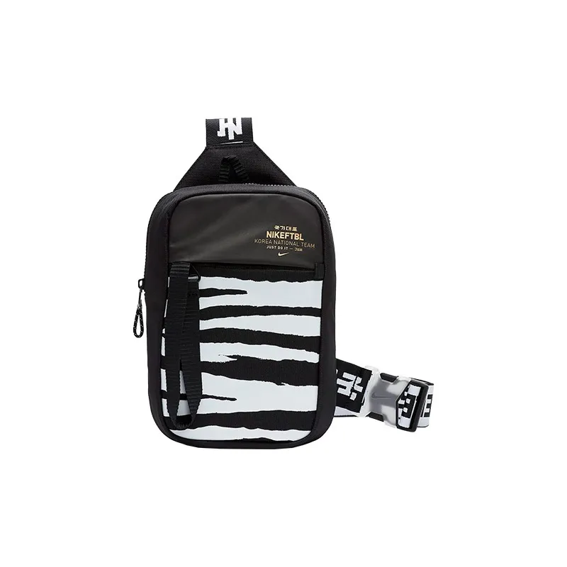 Nike Polyester Sling Bag, Shoulder Bag, Crossbody Bag Regular Unisex Black White