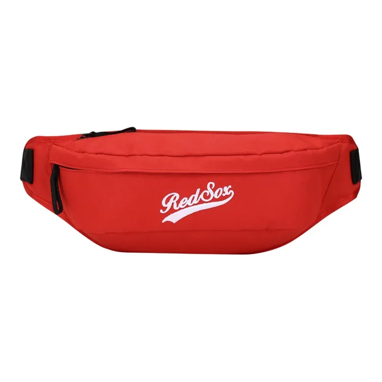 Mlb Base Logo Полиэстер Сумка через плечо Бананка Сумка через плечо Унисекс Красный