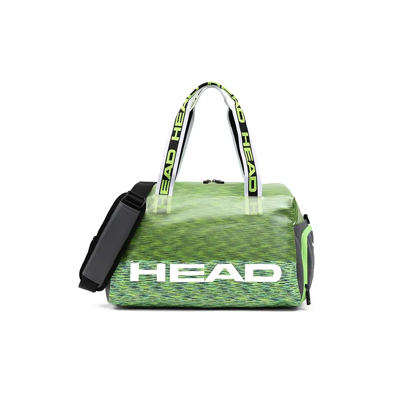 HEAD Nylon Дорожная Сумка Спортивный Салон Сумка Большая Унисекс Бирюзовый Черный