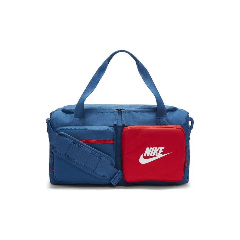 Nike Fabric Camping Bag, Handbag, Shoulder Bag, Crossbody Bag, Travel Bag Unisex Blue Red