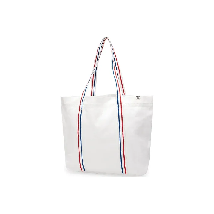 Конверс Холст Сумка Тоут Сумка Сумка для покупок Сумка через плечо Стандартная Унисекс Белая