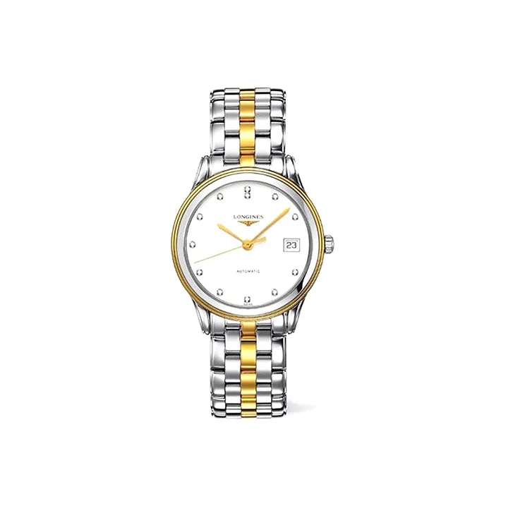 LONGINES Military Flag Collection Automatic Mechanical Movement Men's Watch 35.5mm White Dial